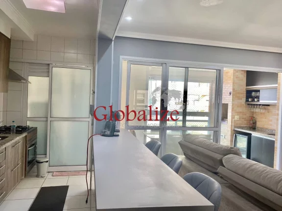 Imagem APARTAMENTO 02 QUARTOS SENDO 01 SUÍTE, R$811.000,00, COM MOVEIS PLANEJADOS, VARANDA GOURMET, AREA DE LAZER COMPLETO, PISCINA, CHURRASQUEIRA E VAGA