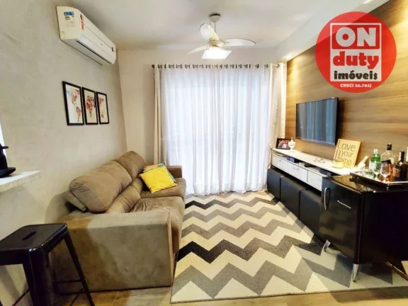 Imagem Apartamento com 2 dormitórios à venda, 72 m² por R$ 769.000,00 - José Menino - Santos/SP