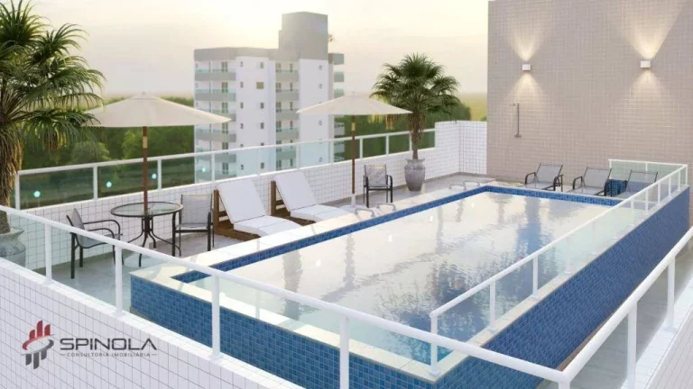 Imagem Apartamento com 1 dormitório à venda, 40 m² por R$ 305.900,00 - Vila Guilhermina - Praia Grande/SP
