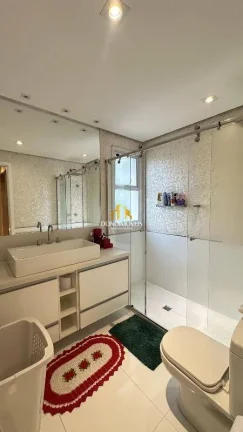 Imagem Apto venda 3 suítes, vista piscina 155m Cond Domo Life Centro SBC SP