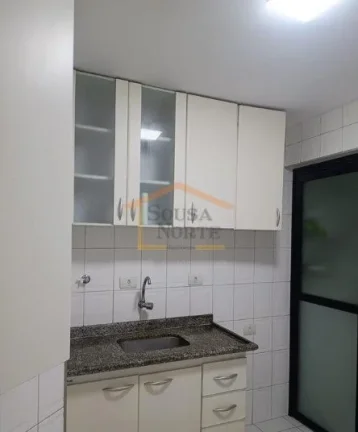 Imagem Apartamento 58m², 2 dormitórios, sala com sacada, cozinha, banheiro, área de serviço, 1 vaga de ...