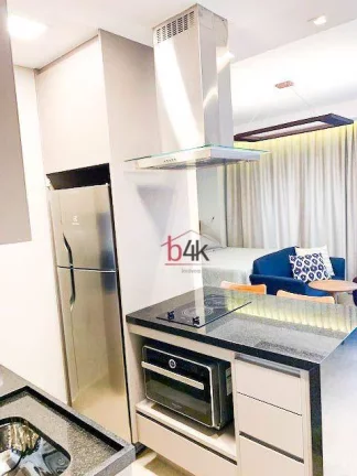 Imagem Apartamento venda no Habitarte Verde, 1 dormitório mobiliado, 1 vaga - Brooklin