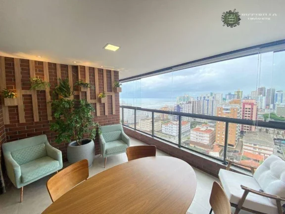 Imagem Apartamento à venda, 146 m² por R$ 1.650.000,00 - Vila Guilhermina - Praia Grande/SP