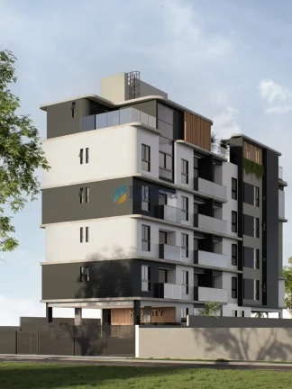 Imagem Apto - 1 Quarto - 34,21m² construída e 16,13m² externa - Intermares, Cabedelo/PB