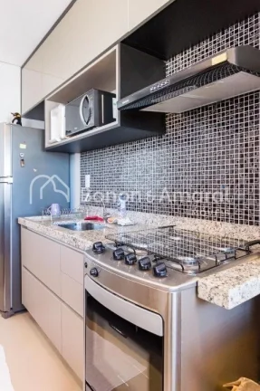 Imagem Apartamento com 2 quartos, sendo 1 suíte, 1 lavabo, cozinha estilo americano, com móveis planejado...