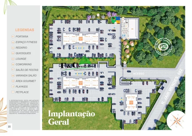 Imagem Apartamento para Venda em Paulínia, João Aranha, 2 dormitórios, 1 banheiro, 1 vaga