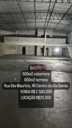 Imagem Galpão à venda, 600 m² por R$ 2.500.000,00 - Vila Galvão - Guarulhos/SP