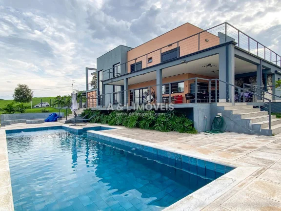 Imagem Mansão em Taubaté | Cond. Fechado, 568 m², 5 Suítes e Lazer