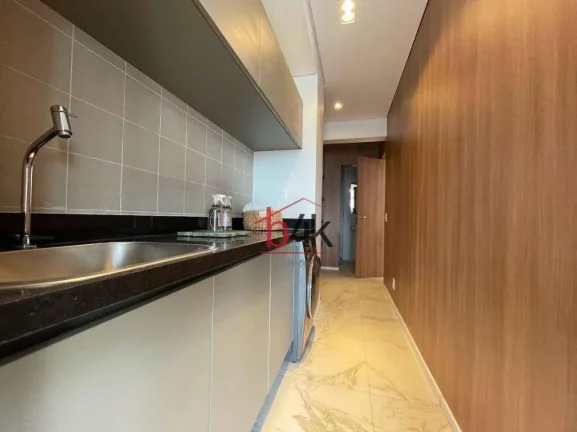 Imagem Apartamento no O Parque Brooklin com 197m² de área, 3 suítes, 3 vagas de garagem, varanda com churrasqueira.