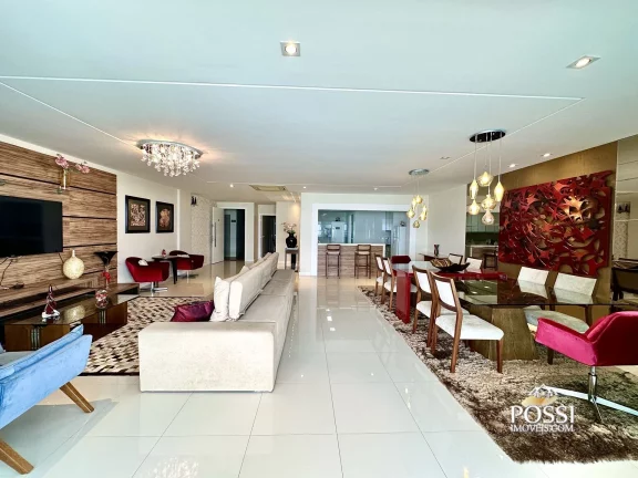 Imagem Praia de Beverly Hills! Luxuoso apartamento com 4 Suítes de Frente para o Mar!