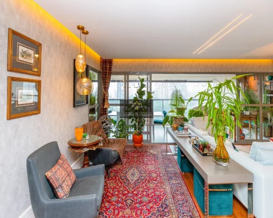 Imagem BROOKLIN APARTAMENTO ALTO PADRÃO TORRE ÚNICA 181,00 M 3 DORMITÓRIOS SENDO 2 SUÍTES SALA AMPLA VARANDA ENVIDRAÇADA 3 VAGAS SOFISTICAÇÃO E BOM GOSTO