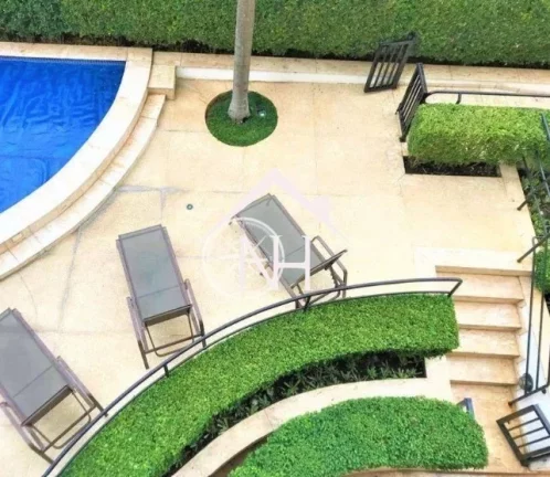 Imagem Duplex de 228m com 4 suítes com varanda, 4 vagas, piscina aquecida, espaço gourmet, academia, playground, ofurô, sauna, área verde