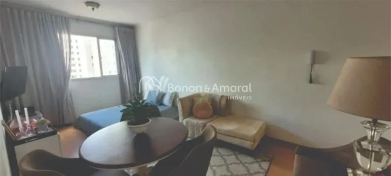 Imagem Apartamento com 1 dormitório, 2 banheiros e 1 vaga de garagem, 70 m², no Centro de Campinas