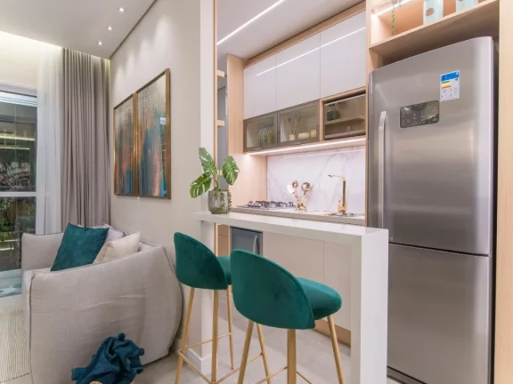 Imagem Apartamento para locação no Centro de São Bernardo do Campo-SP: 2 quartos, 1 banheiro e 1 vaga de garagem!
