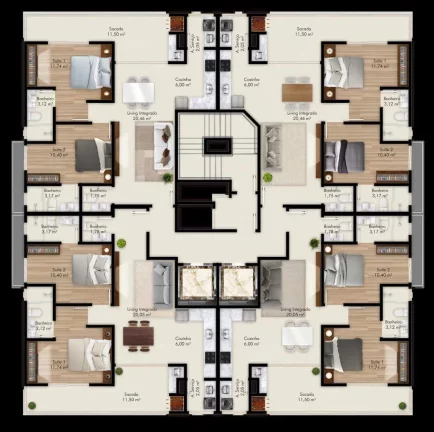 Imagem Calabria Residence - Apartamento à venda no bairro Perequê - Porto Belo/SC