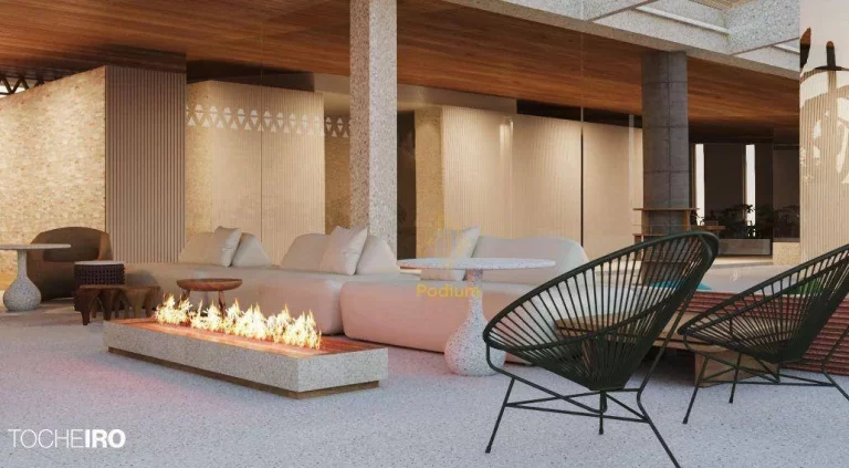Imagem Apartamento com varanda/sacada gourmet e vista para o mar no Bessa - AP0731