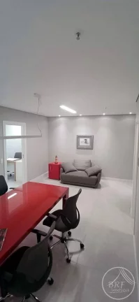 Imagem Sala Comercial Alto Padrão no Square SC –Completa e Mobiliada