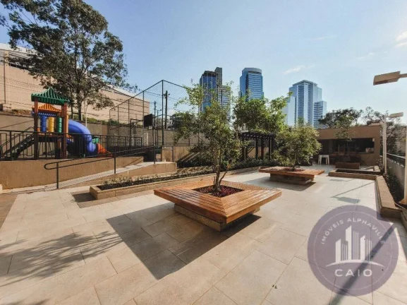 Imagem Apartamento com 1 dormitório para alugar,51 m² por R$ 3.780/mês Alphaville