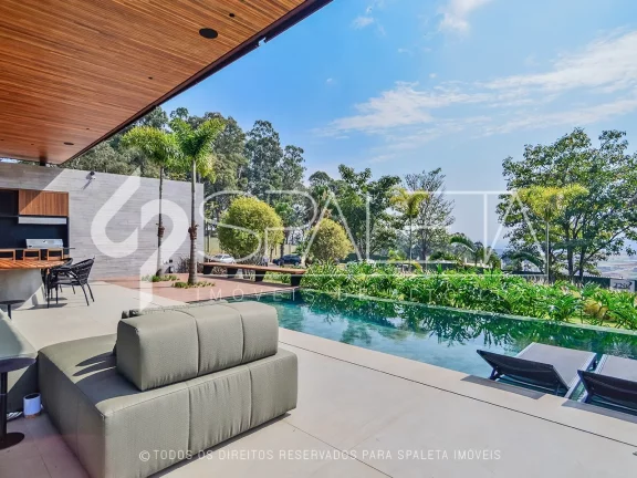 Residência cinematográfica com arquitetura moderna à venda na Fazenda da Grama em Itupeva