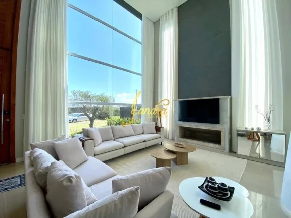 Imagem Casa condomínio nova com 04 suítes mobiliado e decorado