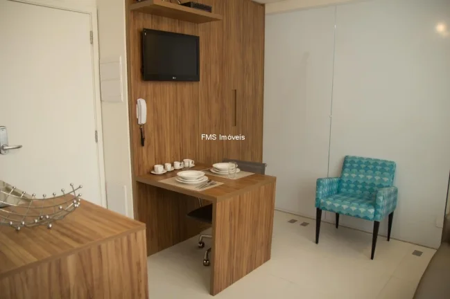 Imagem Apartamento para locação na Vila Nova Conceição: 1 quarto, 1 sala, 1 banheiro e 1 vaga de garagem!
