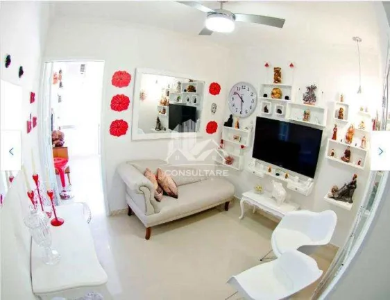 Imagem Apto com 1 dorm no Itararé, São Vicente-R$ 325 mil,Cod:7691FSM