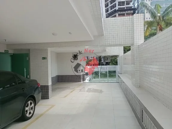 Imagem Apartamento 57m², 1 suíte, banheiro com box vidro), varanda gourmet , bairro Guilhermina, Praia grande
