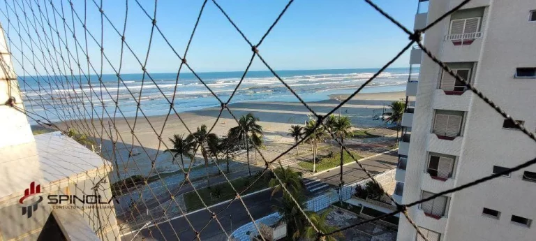Imagem Apartamento com 1 dormitório à venda, 54 m² por R$ 320.000,00 - Real - Praia Grande/SP
