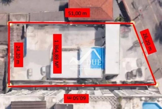 Imagem Terreno à venda, 1364 m² por R$ 12.284.000,00 - Gonzaga - Santos/SP