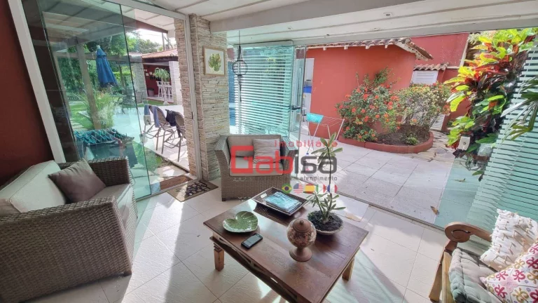 Imagem Casa com 4 dormitórios, 400 m² - venda por R$ 2.350.000,00 ou aluguel por R$ 9.120,00/mês - Praia do Siqueira - Cabo Frio/RJ