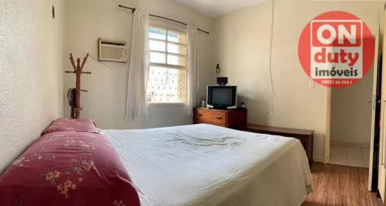 Imagem Apartamento com 2 quartos à venda, 97 m² por R$ 385.000 - Boqueirão - Santos/SP