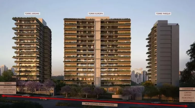 Imagem Apartamento de luxo no Jardim Paulista, São Paulo-SP: 4 quartos, 4 suítes, 5 banheiros, 4 vagas de garagem, 300m² - Condomínio Quaddra Lorena