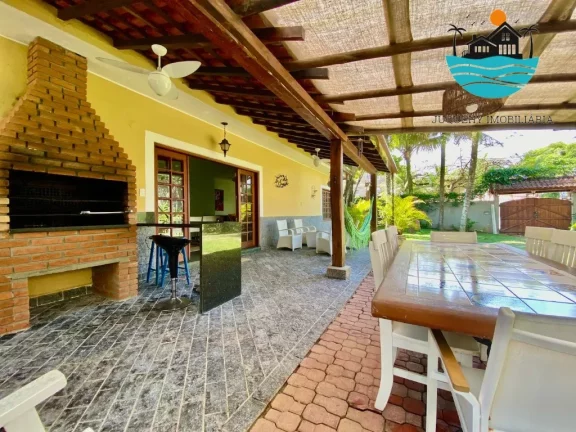 Imagem Casa bem localizada - Praia de Juquehy, 100 metros da praia, piscina, churrasqueira, 6 dormitórios, acomoda 14 pessoas | Juquehy Imobiliária