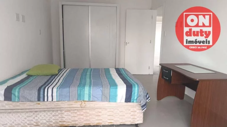 Imagem Apartamento com 3 quartos para alugar, 89 m² por R$ 4.600/mês - Gonzaga - Santos/SP