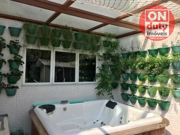 Imagem Apartamento Garden com 4 dormitórios à venda, 300 m² por R$ 3.200.000,00 - Aparecida - Santos/SP