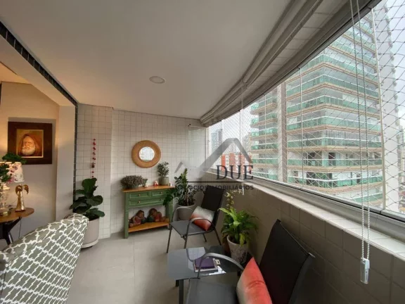 Imagem Apartamento com 3 quantos à venda, 125 m² por R$ 1.300.000 - Pompéia - Santos/SP