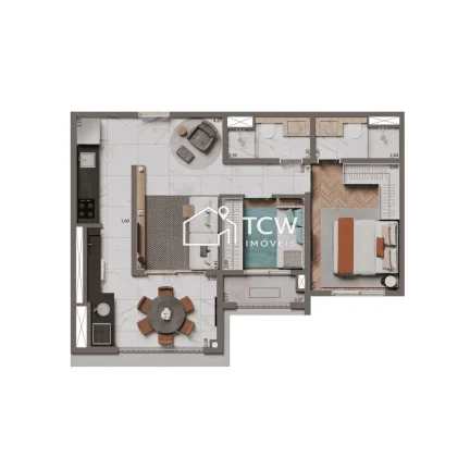 Imagem Apartamento à venda no bairro Brooklin - São Paulo/SP, Zona Sul