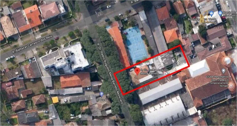 Imagem Terreno à venda, 1118 m² por R$2.600.000 - R. Dr. Pedro Augusto Mena Barreto Monclaro, 130 - Água Verde - Curitiba/PR