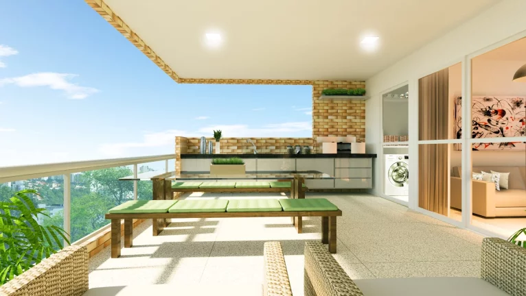 Imagem Apartamento com 2 dorms, Pitangueiras, Guarujá - R$ 702mil, Cod: 1540