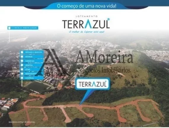 Imagem Terreno à venda em Cajamar-SP, bairro Paraíso (Polvilho) com 140,00 m² de área - R$ 76.000,00 mais parcelas fixas de R$ 1.600,00