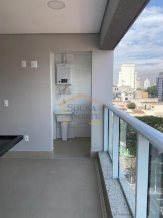 Imagem Apartamento novo, 2 dormitórios, sendo 1 suite, sala 2 ambientes, churrasqueira na varanda, cozinha...