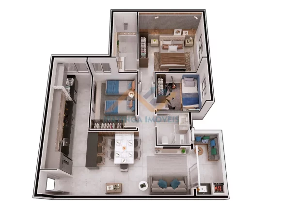 Imagem Apartamento em construção no Imbaúbas - Ipatinga