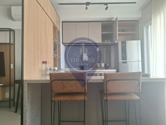 Imagem Alugue já seu Studio no Campo Belo, São Paulo! 1 quarto, 1 banheiro, 1 vaga e 48m² de conforto e praticidade. Agende sua visita agora!