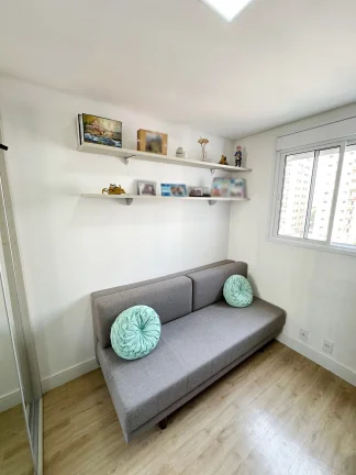 Imagem Apartamento 64M², 2Q, 1 Suíte, 2 Banheiros, 1 Vaga, Academia, Piscina Adulto e Infantil, Churrasqueira, Salão de Festas e Jogos, Playground, Sauna.