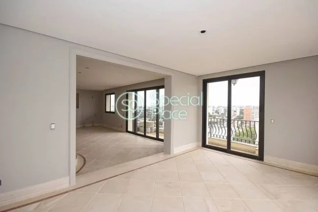 Imagem Ótima cobertura com 257m², Campo Belo, todos os ambientes com varanda e vista! Andar alto, living ...