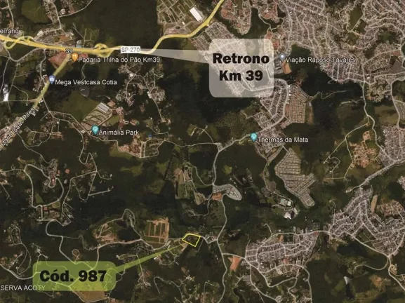 Imagem Km 36 Rap. Tavares - Área para Incorporação - 18.455m²
