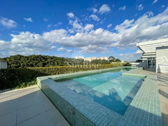 Imagem Apartamento semi-mobiliado para alugar Alphaville - Tamboré com 1 suíte e 1 vaga - 50m² | R$4.684,00 pacote - Santana de Parnaíba/SP