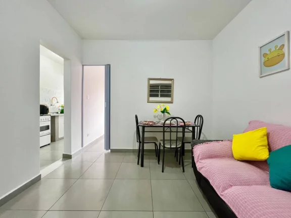 Imagem Lindo apartamento com um dormitório na Aviação - Praia Grande!