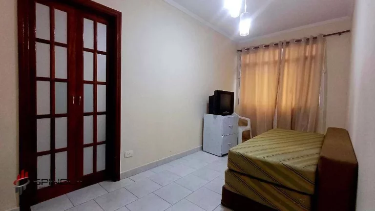 Imagem Apartamento com 1 dormitório à venda, 42 m² por R$ 225.000,00 - Canto do Forte - Praia Grande/SP