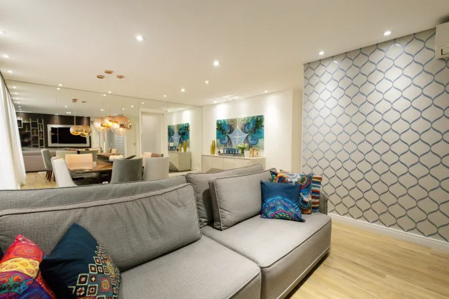 Imagem Apartamento 170M², 3Q, 3 Suítes, 4 Banheiros, 3 Vagas, 1 Lavabo, Closet, Varanda Gourmet, Academia, Piscina, Salão de Festas e Jogos, Sauna, Quadra.